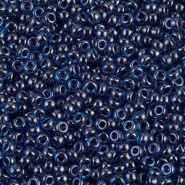 Miyuki rocailles Perlen 11/0 - Ruby lined capri blue luster 11-358